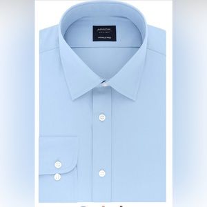 NWT Arrow 1851 Men’s Fitted Wrinkle Free Dress Shirt